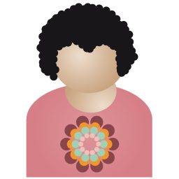 Afro man flower 